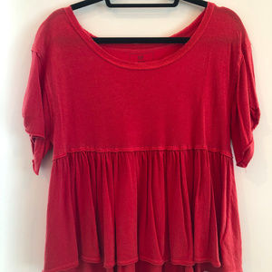 Free People peplum t-shirt